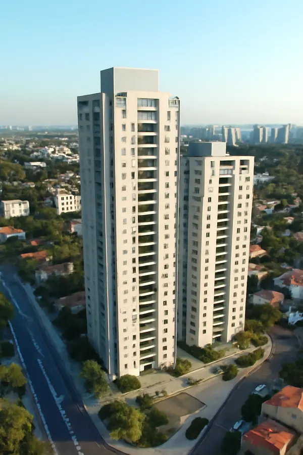 למכירה פריסייל פרויקט השקד קרית אונו דירה 5 XL חדרים גודל130 מ";ר מרפסת 22 מ";ר